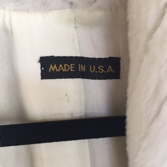 Style VI White fur short A-line jacket - Picture 3 of 7